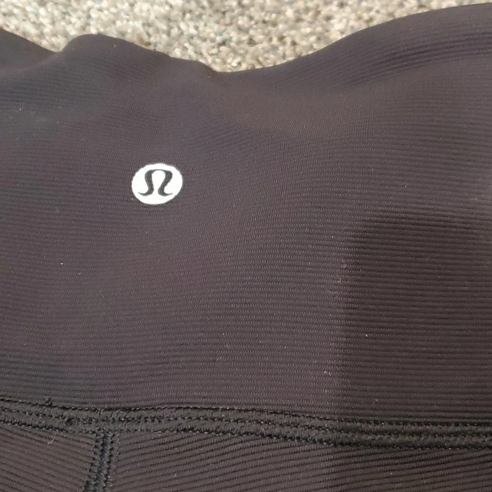Lululemon Athleta Yoga Womens Ribbed Leggings sz 4